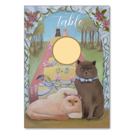 Tarjetas de tabla Boda de inicio de la pareja de g