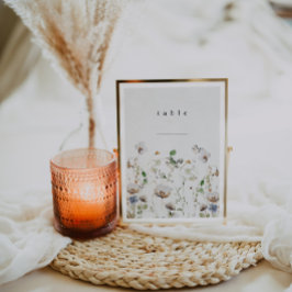 Tarjetas de tabla de Boda floral