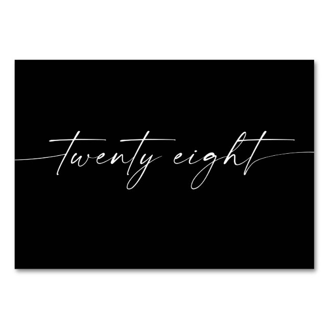 Tarjetas de tabla de guiones minimales elegantes n (Anverso)