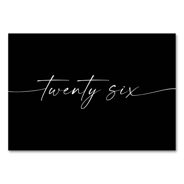 Tarjetas de tabla de guiones minimales elegantes n (Anverso)