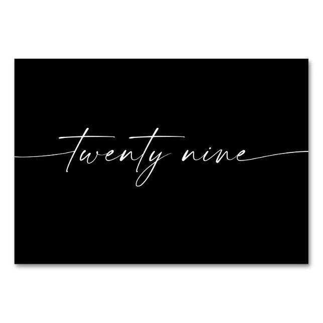 Tarjetas de tabla de guiones minimales elegantes n (Anverso)