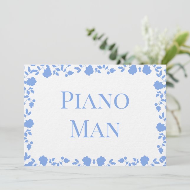 Tarjetas de tabla de nombres de canciones de Bonit (Anverso de pie)