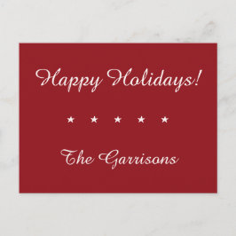 Tarjetas de tabla de vacaciones de personalizable