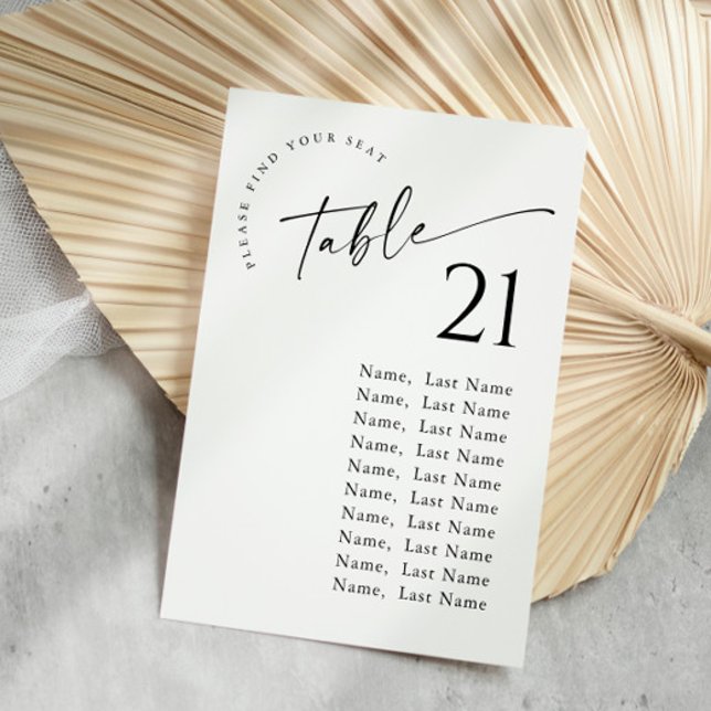 Tarjetas de tabla minimalistas modernas (Subido por el creador)