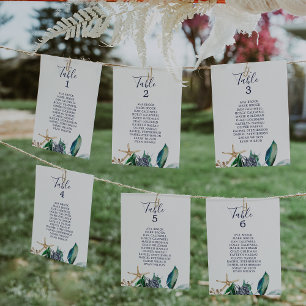 Tarjetas de tabla náutica moderna