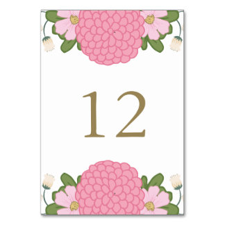 Tarjetas de tabla peony Floral Boda