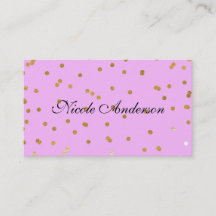 Tarjetas de Tarjeta Personalizadas con Confeti de