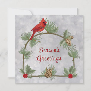 Tarjetas de Tarjetas de Navidad de Cardenales de I