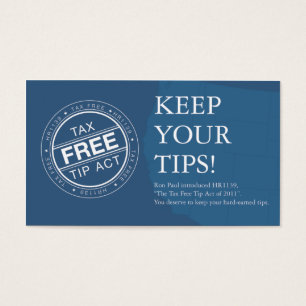 tarjetas de TaxFreeTipAct.com