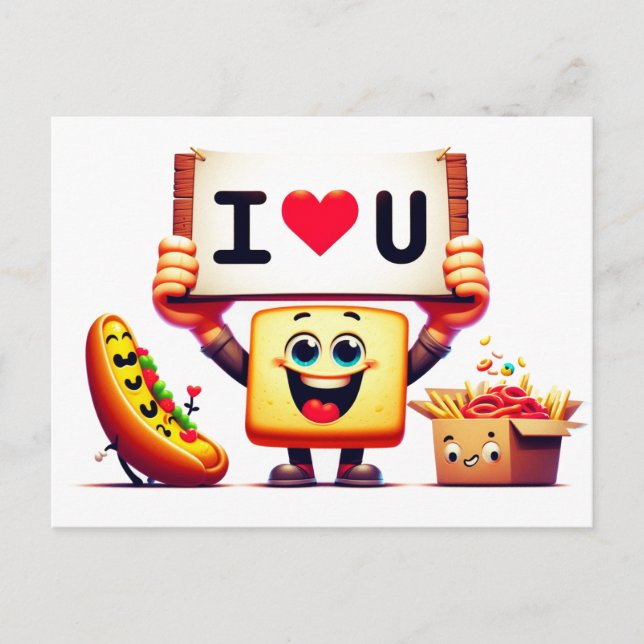 Tarjetas de Te Amo  (Anverso)