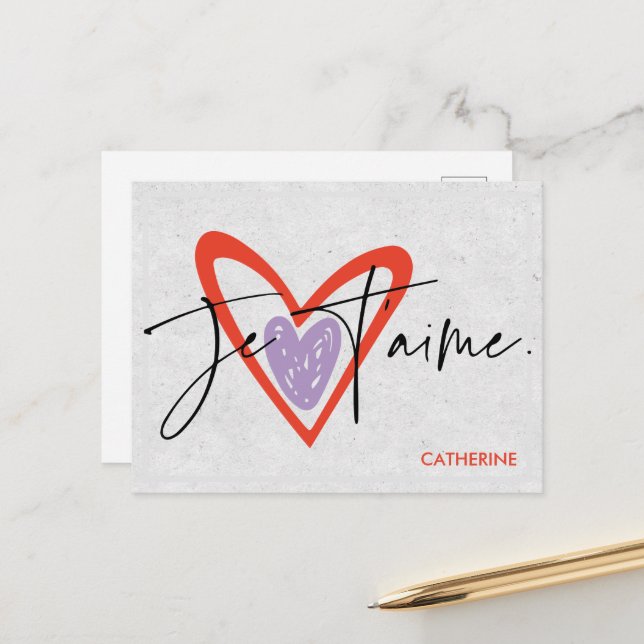 Tarjetas de Te Amo, Amor (Anverso/Reverso In Situ)