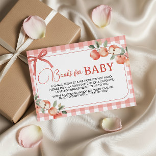 Tarjetas de tema de manzana para bebé