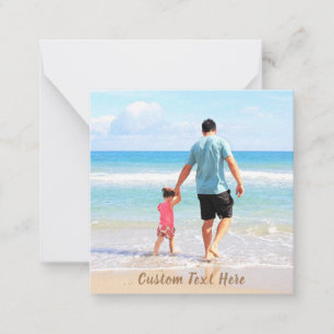 Tarjetas de texto y foto personalizado Su propio d