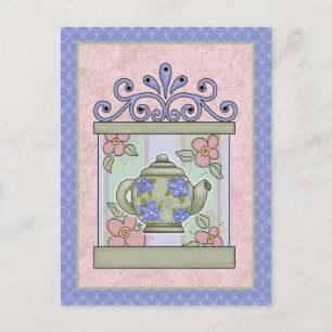Tarjetas de tiempo de té, rehenes, tees, GIfts