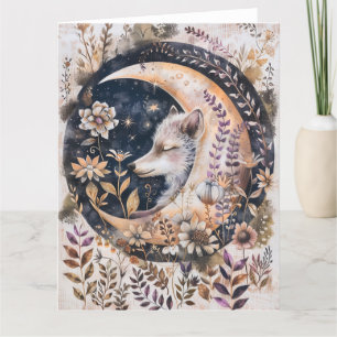 Tarjetas de todo tipo Wolf Moon Blank