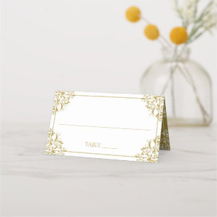 Tarjetas de Toldo de Tarjeta de Lugar Elegante - N