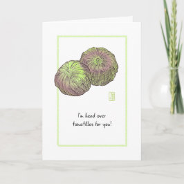 Tarjetas de Tomatillos "Estoy loco por ti"