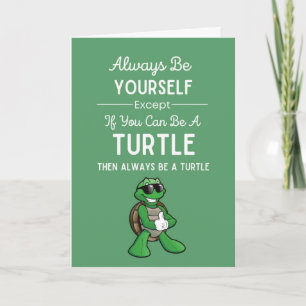 Tarjetas de Tortuga Adorable Humor Divertido Amant