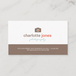 Tarjetas de trabajo de fotografía fotográfica de a