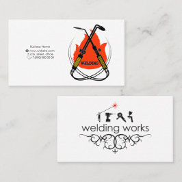 Tarjetas de trabajo de soldadura y soldadura