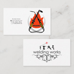 Tarjetas de trabajo de soldadura y soldadura