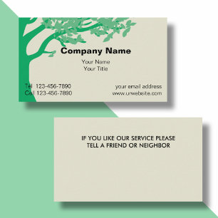 Tarjetas de trabajo Lawn NEW