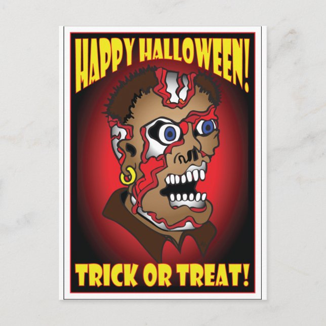 TARJETAS DE TRICK O TRATAMIENTO DE HALLOWEEN -2 (Anverso)