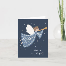 Tarjetas de vacaciones Angel Navidades de la Paz e
