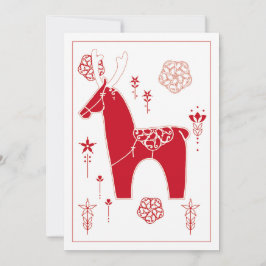 Tarjetas de vacaciones comerciales de arte folclór