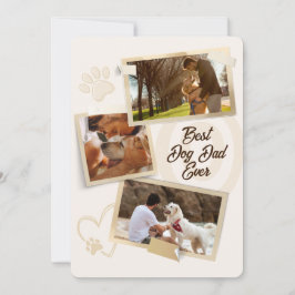 Tarjetas de vacaciones con fotos de mejor papá de 