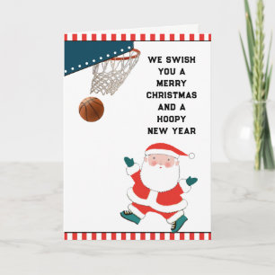 Tarjetas de vacaciones de baloncesto