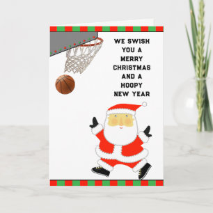 Tarjetas de vacaciones de baloncesto