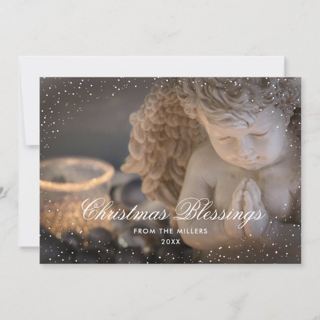 Tarjetas de vacaciones de invierno de Navidades de (Anverso)