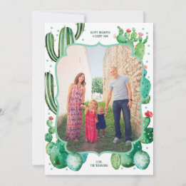 Tarjetas de vacaciones de los Navidades de Desert