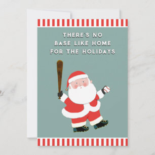 Tarjetas de vacaciones de Navidades de béisbol