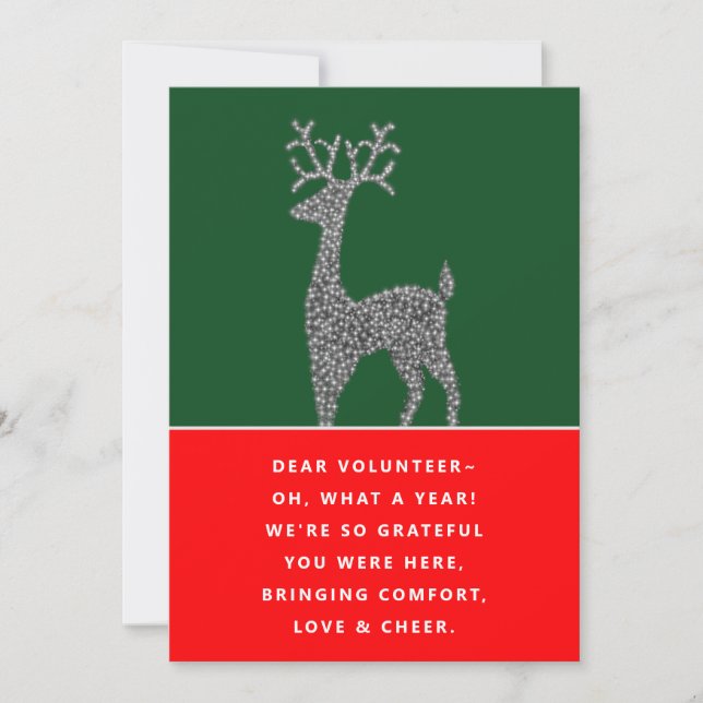 Tarjetas de vacaciones de Navidades de reconocimie (Anverso)