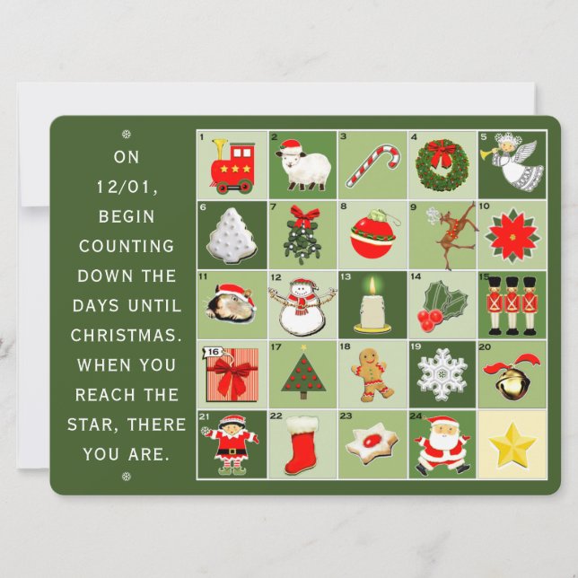 Tarjetas de vacaciones de Navidades familiares cre (Anverso)