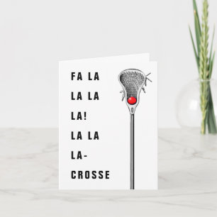 Tarjetas de vacaciones de Navidades Lacrosse