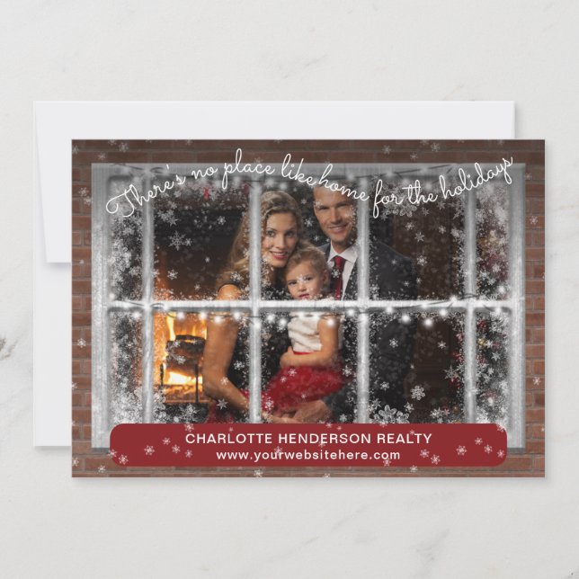 Tarjetas de vacaciones de navidades para uso domés (Anverso)