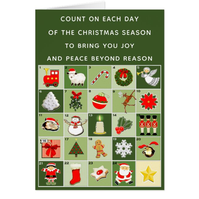 Tarjetas de vacaciones de Navidades voluntarios (Frente)