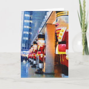 Tarjetas de vacaciones de nutcracker