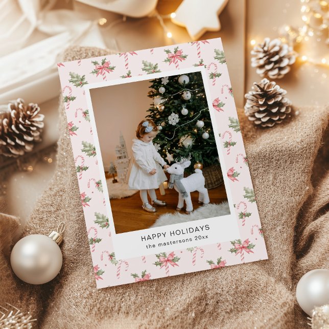 Tarjetas de vacaciones de papel pintado de bastone (Subido por el creador)