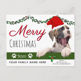 Tarjetas de vacaciones de perro Boxer - De los Nav