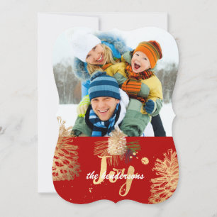 Tarjetas de vacaciones de PixDezines piñas/oro