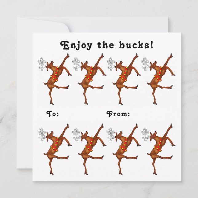 Tarjetas de vacaciones de regalo de dinero diverti (Anverso)