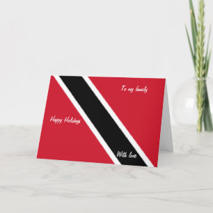 Tarjetas de vacaciones felices de la bandera de Tr