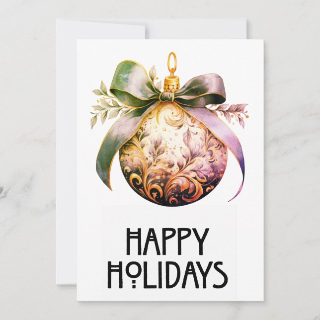 Tarjetas de vacaciones hermosas (Anverso)