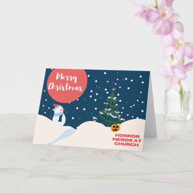Tarjetas de vacaciones HNAC - Feliz Navidad (Orquídea)