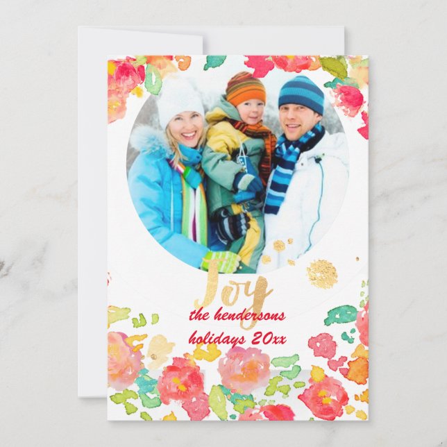 Tarjetas de vacaciones/jardín de la sophie de PixD (Anverso)