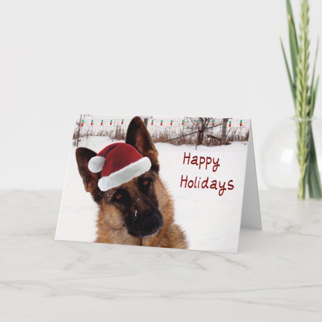 Tarjetas de vacaciones para los amantes del perro (Anverso)